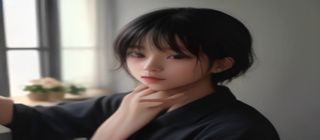 漫画点评直播间画面，主播在屏幕前讲解本周最热日漫剧情，弹幕互动热烈