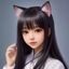 用户猫耳少女的头像，猫耳娘风格的粉色系动漫头像